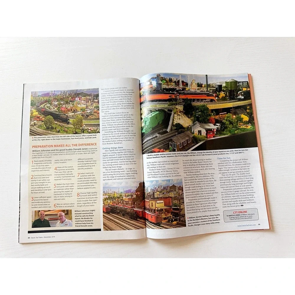 Classic Trading Ns Magazine O & S Gauge November 2019 Volume 32 Issue 7
